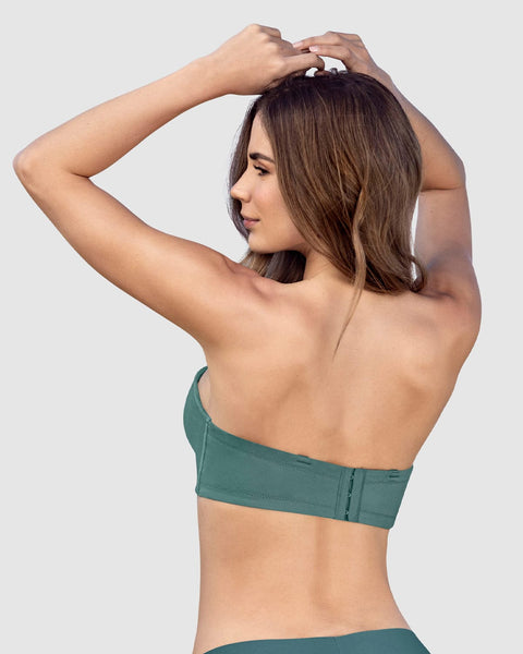 Sostén WOW de triple realce ideal como strapless#color_b25-verde-pino