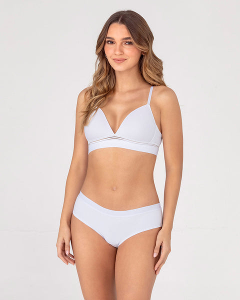 Sostén ultracómodo sin arcos ni estructuras internas#color_000-blanco