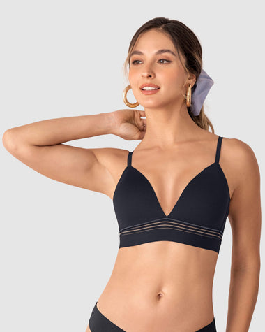 Sostén ultracómodo sin arcos ni estructuras internas#color_700-negro
