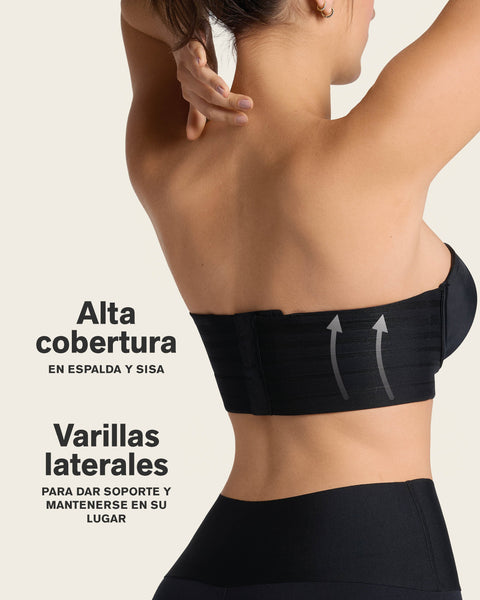 Sostén tipo bustier support strapless#color_700-negro