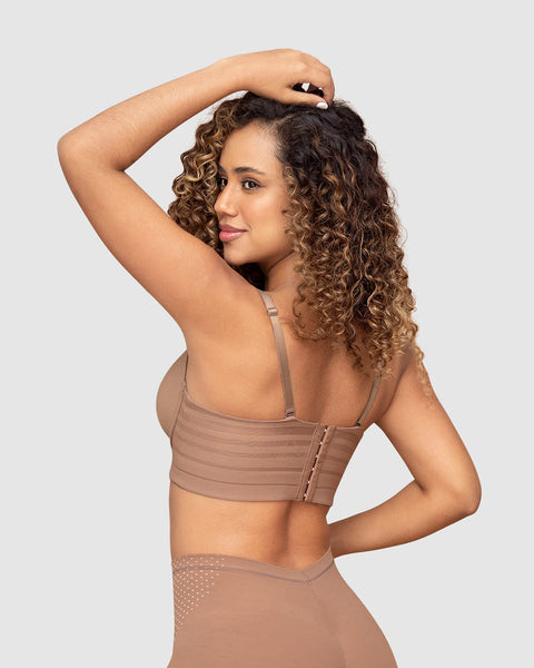 Paquete x2 sostenes tipo bustier support strapless#color_857-cafe