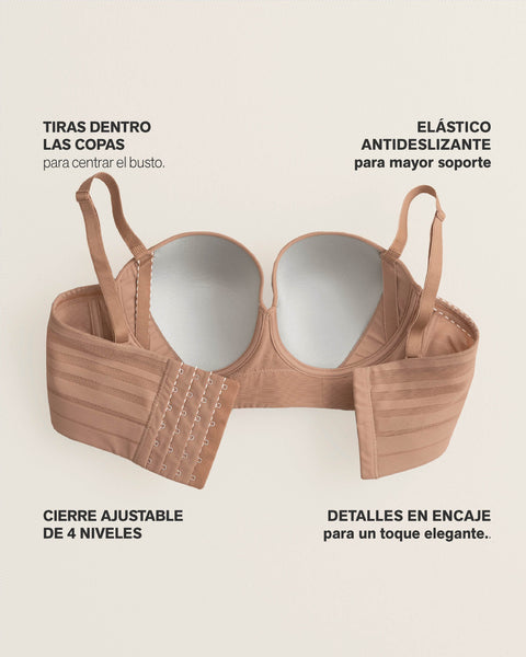 Sostén tipo bustier support strapless#color_304-rosa-palido