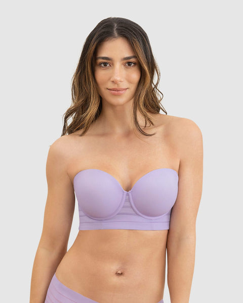 Sostén tipo bustier support strapless#color_a01-lila