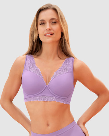 Sostén de gran cubrimiento Deep Coverage Bra#color_412-lila-oscuro