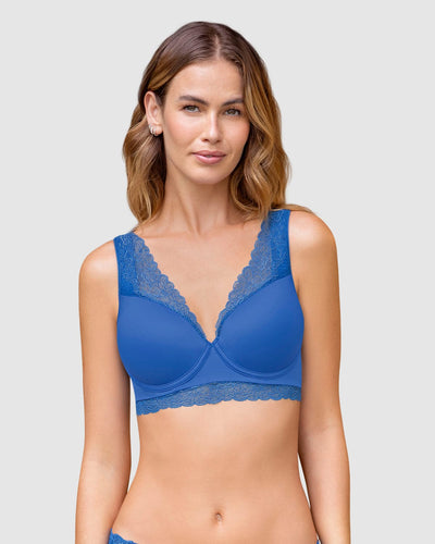 Sostén de gran cubrimiento: Deep Coverage Bra#color_487-azul-rey