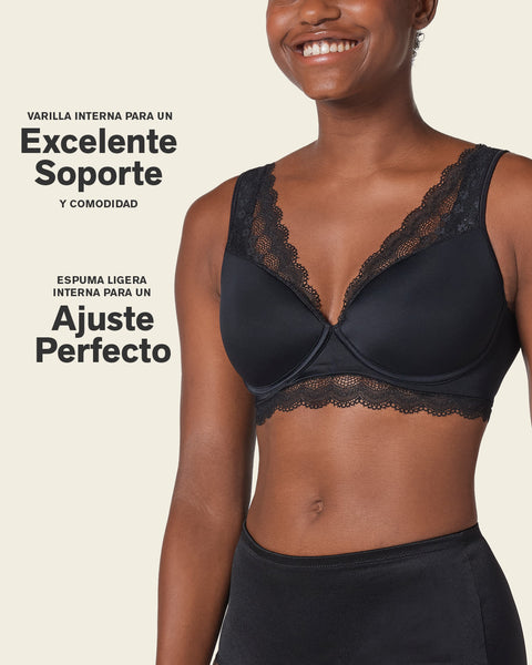 Sostén de gran cubrimiento: deep coverage bra#color_700-negro