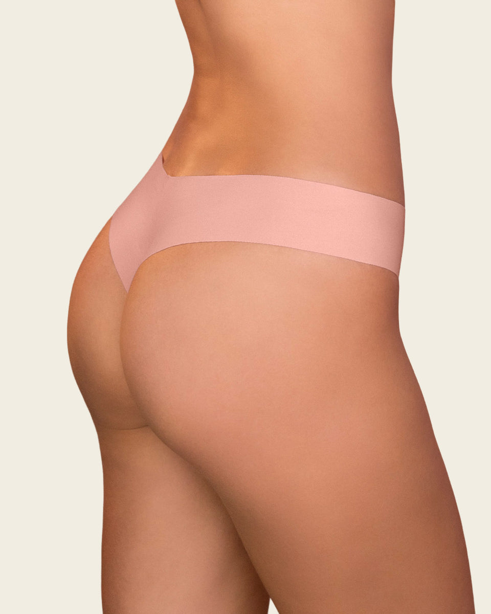 Calzón colaless invisible ultraplano sin elásticos y de pocas costuras