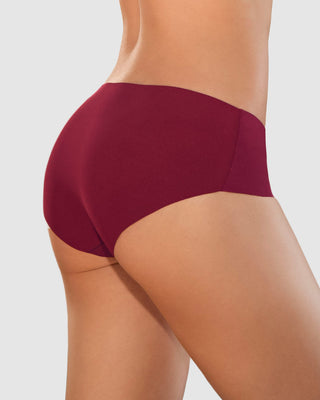 Calzón hípster invisible ultraplano sin elásticos y de pocas costuras#color_240-vino