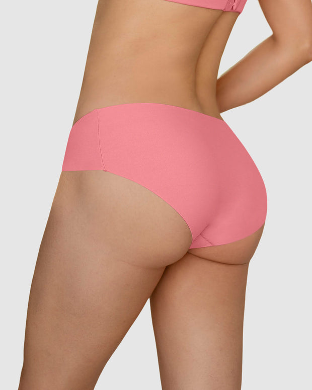 Calzón  pantaleta invisible ultraplano sin elásticos y de pocas costuras#color_297-rosado
