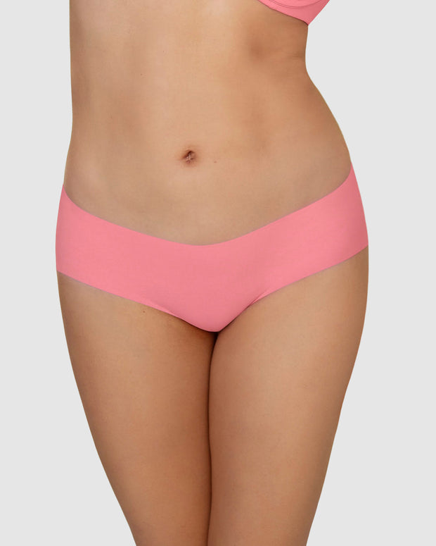 Calzón  pantaleta invisible ultraplano sin elásticos y de pocas costuras#color_297-rosado