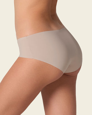 Calzón pantaleta invisible ultraplano sin elásticos y de pocas costuras#color_802-cafe-claro