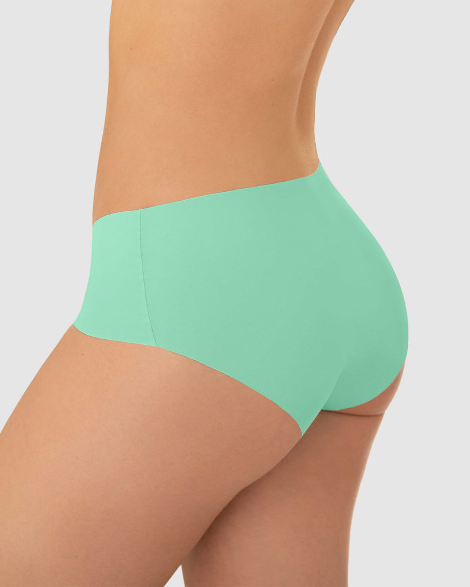 Calzón hípster invisible ultraplano sin elásticos y de pocas costuras