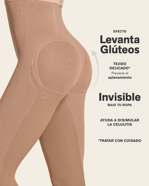 Body faja pantalón invisible con realce de glúteos#color_852-beige