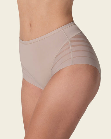 Calzón faja clásico con bandas de tul#color_802-cafe-claro