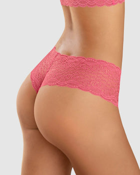 Calzón pantaleta con laterales anchos en encaje#color_365-rosado-oscuro