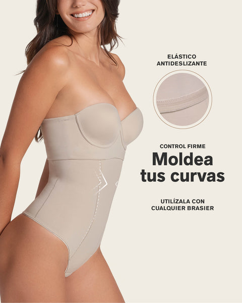 Calzón faja de control fuerte estilo colaless#color_802-cafe-claro