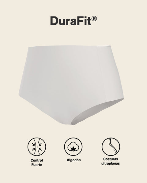 Panty clásico efecto invisible de control fuerte en abdomen#color_000-blanco