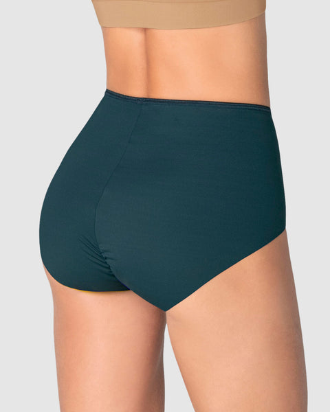 Calzón clásico efecto invisible de control fuerte en abdomen#color_650-azul-petroleo