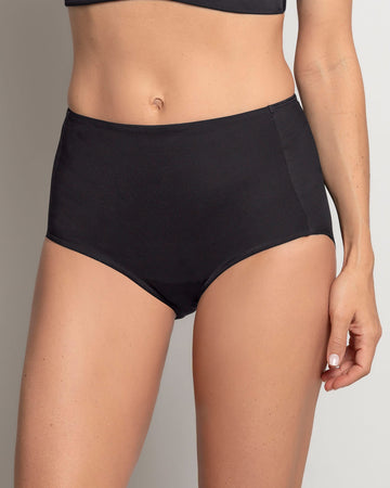 Panty clásico efecto invisible de control fuerte en abdomen#color_700-negro