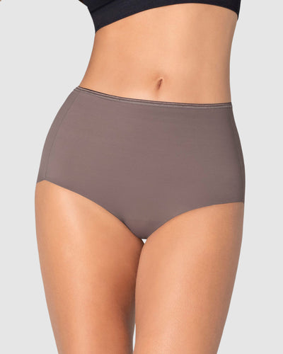 Calzón clásico efecto invisible de control fuerte en abdomen#color_868-taupe