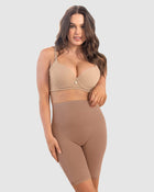 Short de control suave de abdomen efecto invisible tiro alto