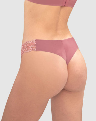 Colaless invisible con toques de encaje en laterales#color_221-rosa-medio
