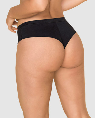 Panty cachetero invisible talla única comodidad total#color_700-negro