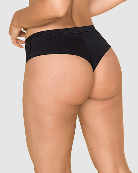 Panty cachetero invisible talla única comodidad total#color_700-negro