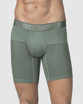 Bóxer medio de secado rápido con mallas transpirables en microfibra#color_198-verde-claro