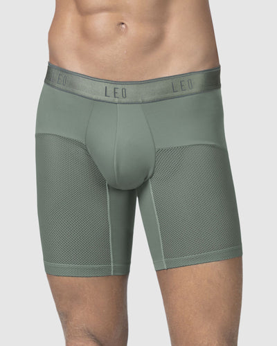 Bóxer medio de secado rápido con mallas transpirables en microfibra#color_198-verde-claro