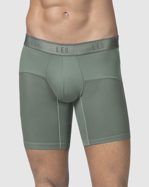 Bóxer medio de secado rápido con mallas transpirables en microfibra#color_198-verde-claro