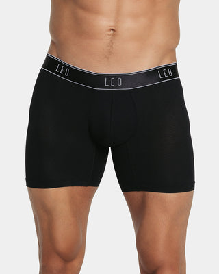 Bóxer medio diseño ergonómico ultrafresco y cómodo en microfibra#color_700-negro