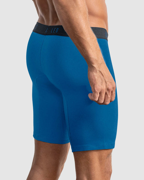 Bóxer largo de algodón que evita el roce entre las piernas#color_b98-azul-rey