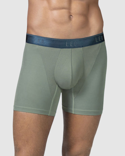 Bóxer en microfibra con mallas transpirables frontales#color_796-verde-grisaceo