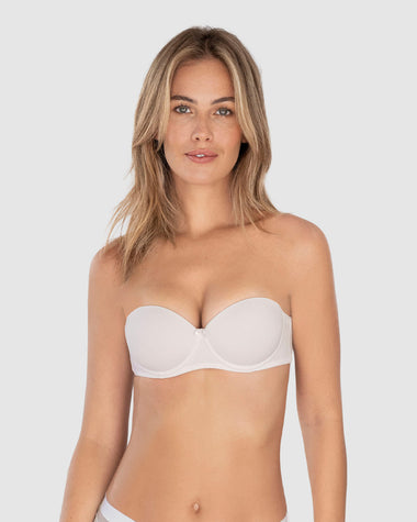 Sostén strapless con realce incorporado#color_000-blanco