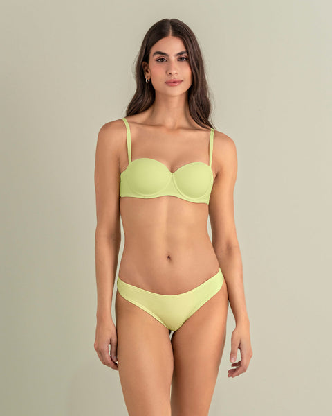 Sostén strapless con realce incorporado#color_696-amarillo-claro