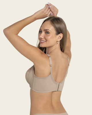 Sostén de buen cubrimiento ideal para busto pesado Natural Support#color_802-cafe-claro