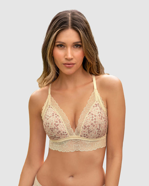 Bralette en encaje sexy y natural#color_a68-marfil-estampado-flores