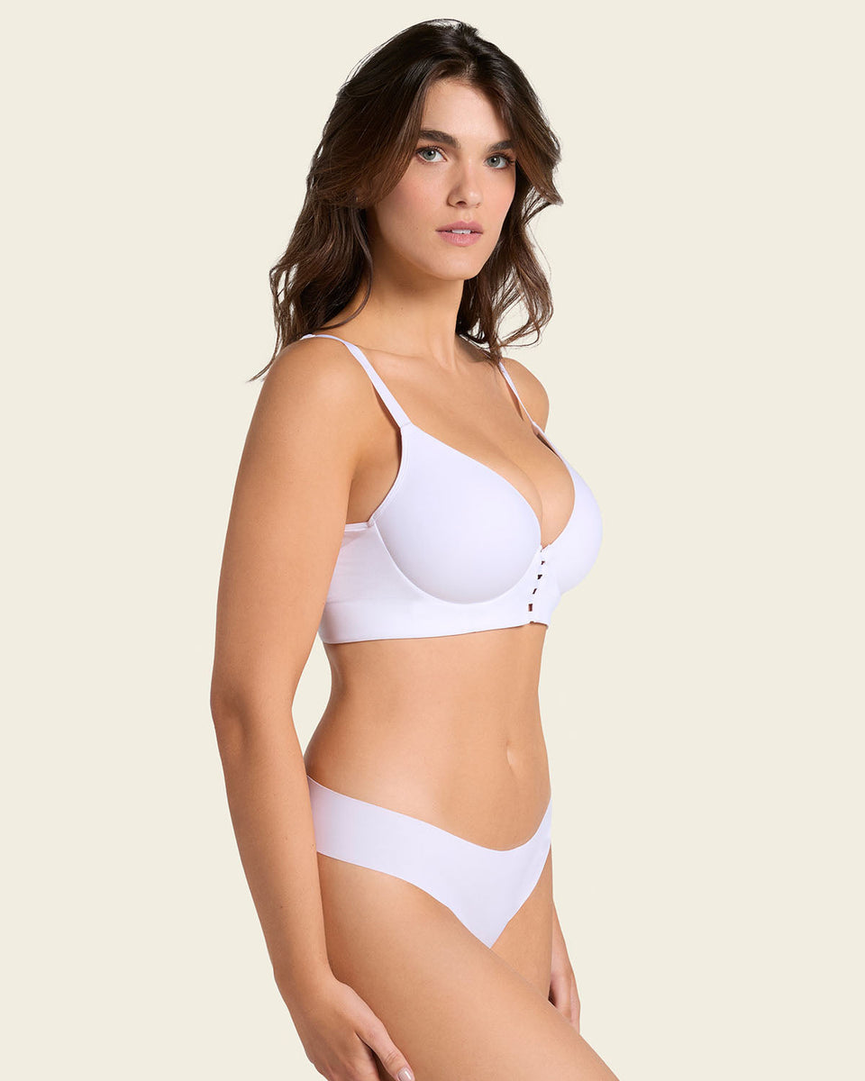 Sostén triangular de realce alto y buen cubrimiento Memory Bustier