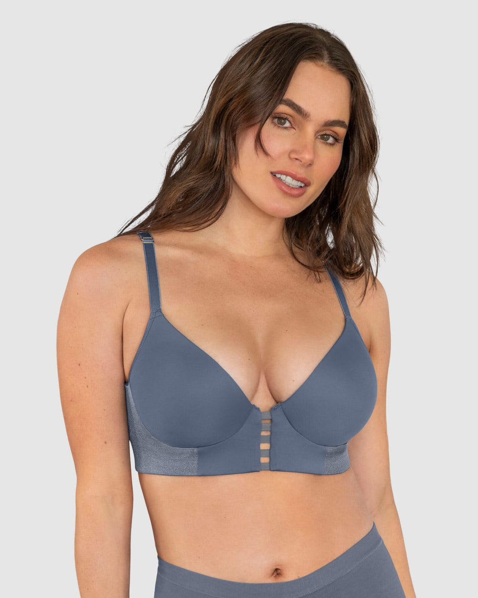 Sostén triangular de realce alto y buen cubrimiento Memory Bustier