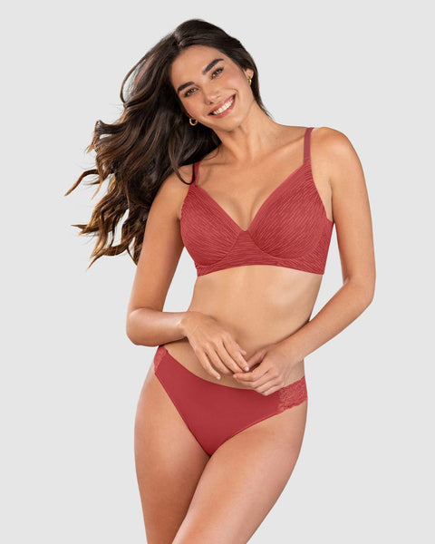 Sostén con cubrimiento total del busto Comfort Fit#color_391-rojo