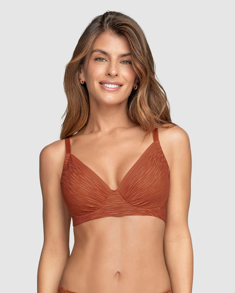 Sostén con cubrimiento total del busto Comfort Fit#color_a89-terracota