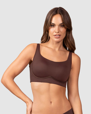 Sostén sin arco ultracómodo de alto soporte y cubrimiento Everyday Bra#color_c56-cocoa
