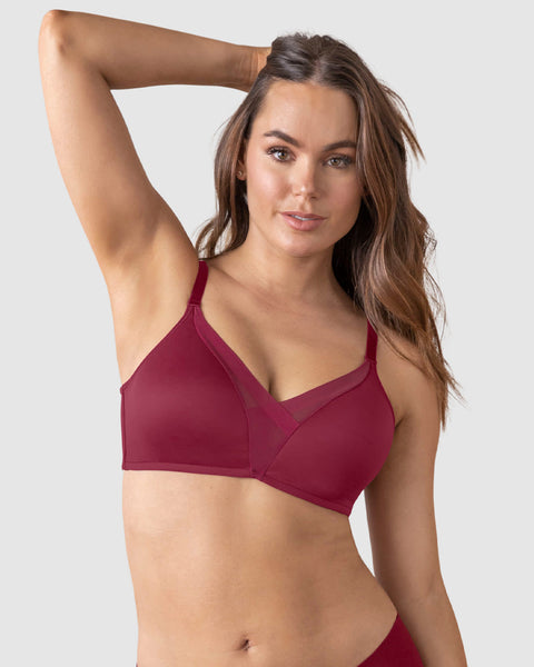 Brasier sin arco de realce alto incorporado Magical bra#color_259-vino