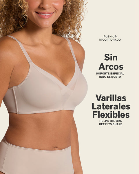 Sostén sin arco de realce alto incorporado Magical Bra | Leonisa Chile