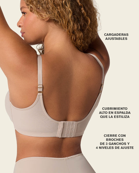 Brasier sin arco de realce alto incorporado Magical bra#color_259-vino