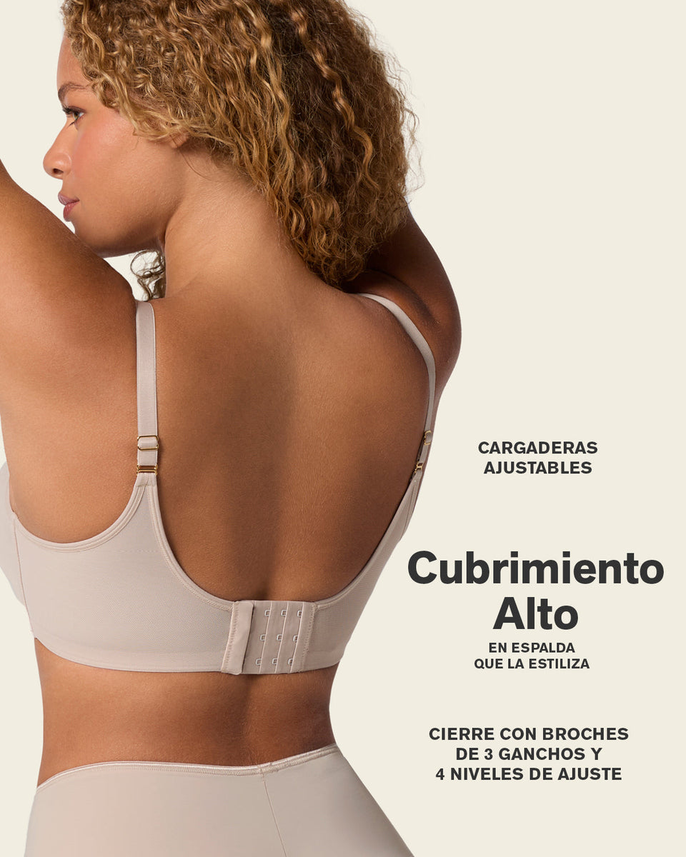 Sostén sin arco de realce alto incorporado Magical Bra | Leonisa Chile