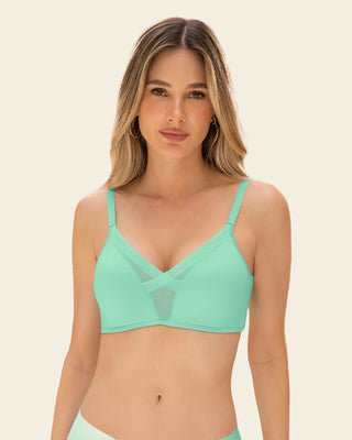Sostén sin arco de realce alto incorporado Magical Bra#color_c61-verde-agua-marina
