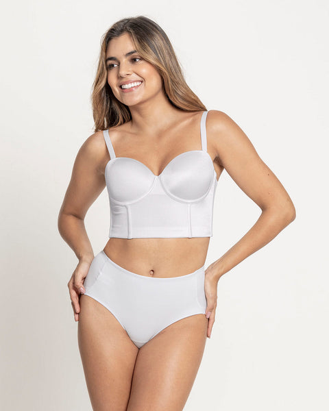 Brasier tipo bustier ideal como strapless#color_000-blanco