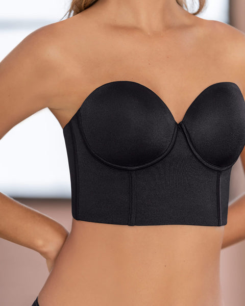 Sostén tipo bustier ideal como strapless#color_700-negro